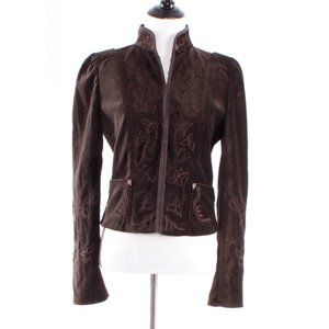 Brown Velvet Elie Tahari Jacket